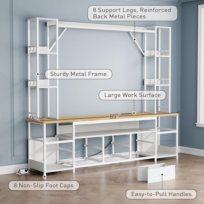 RALGEND Large Entertainment Center