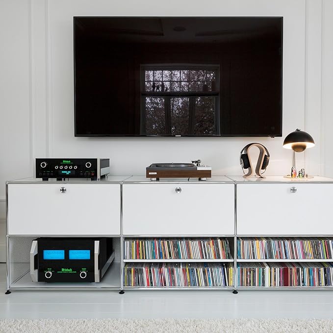 Modern Storage Cabinet Versatile Free-Standing Organizer
