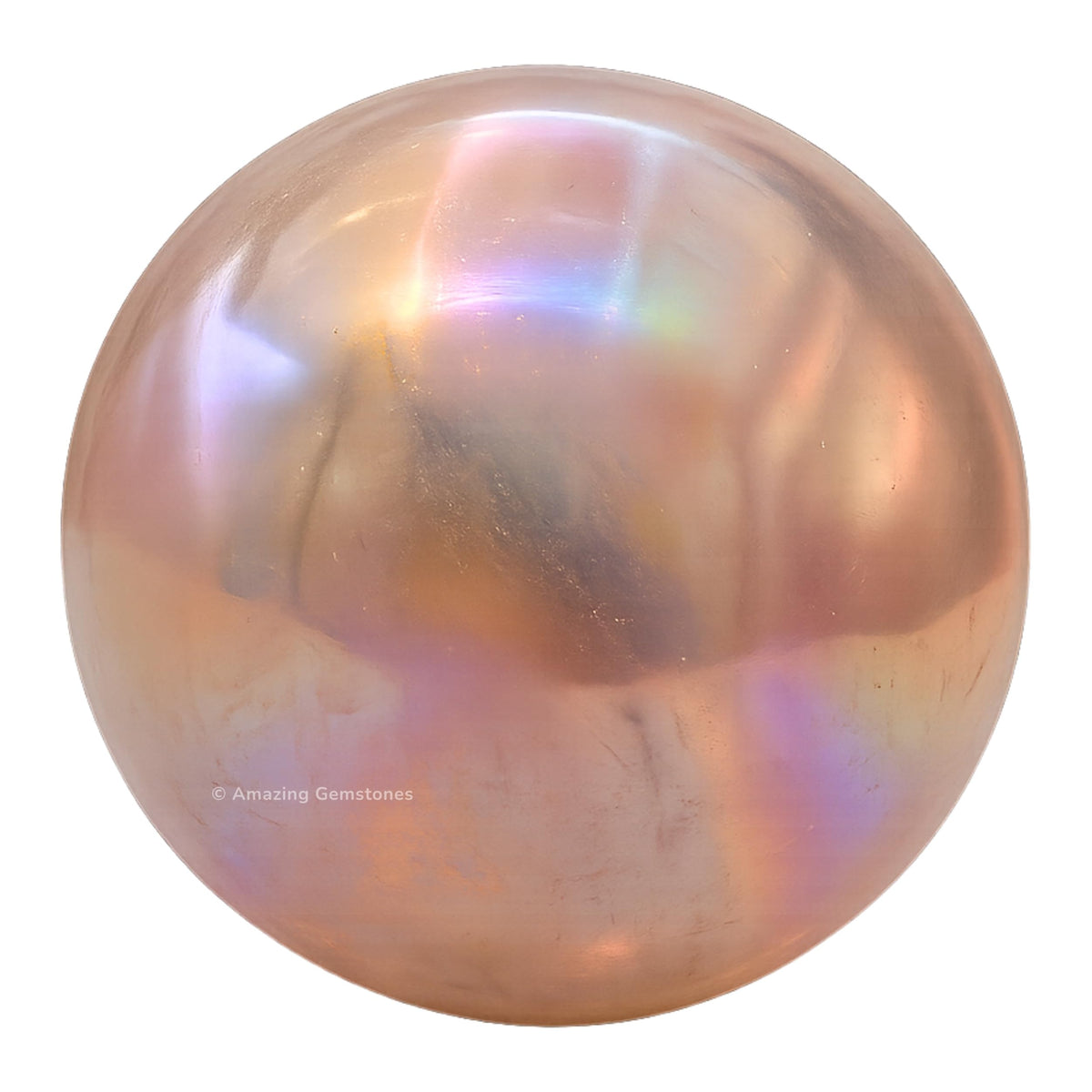 Amazing Gemstone Angel Aura Rose Quartz Crystal Ball with Stand - 1.5" Inches Crystal Sphere Meditation Balls for Witchcraft and Decorative Balls