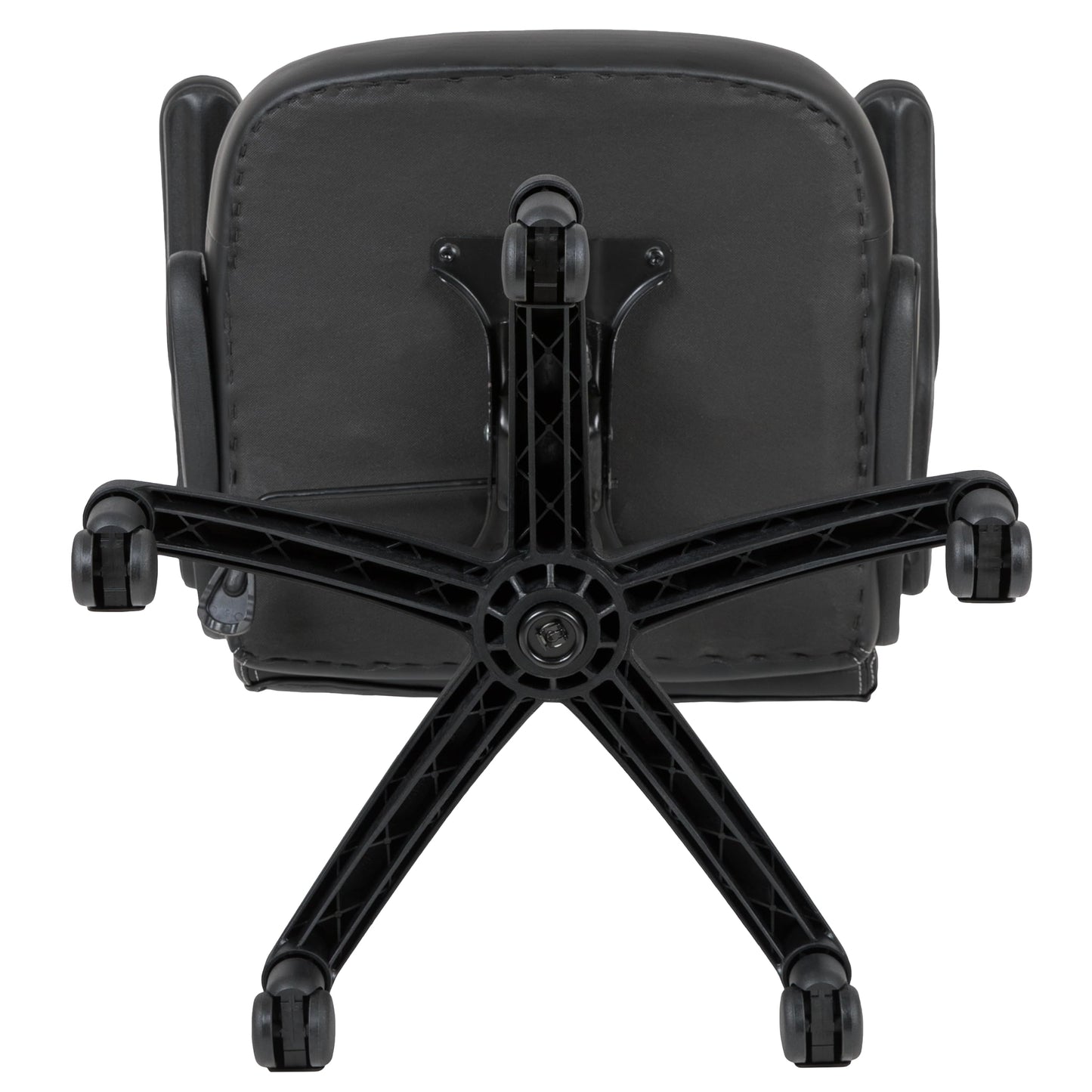 Flash Furniture X10 High-Back LeatherSoft Racing Style Gaming Chair with Flip-Up Arms, Ergonomic Padded Swivel Computer Chair, Blue/Black