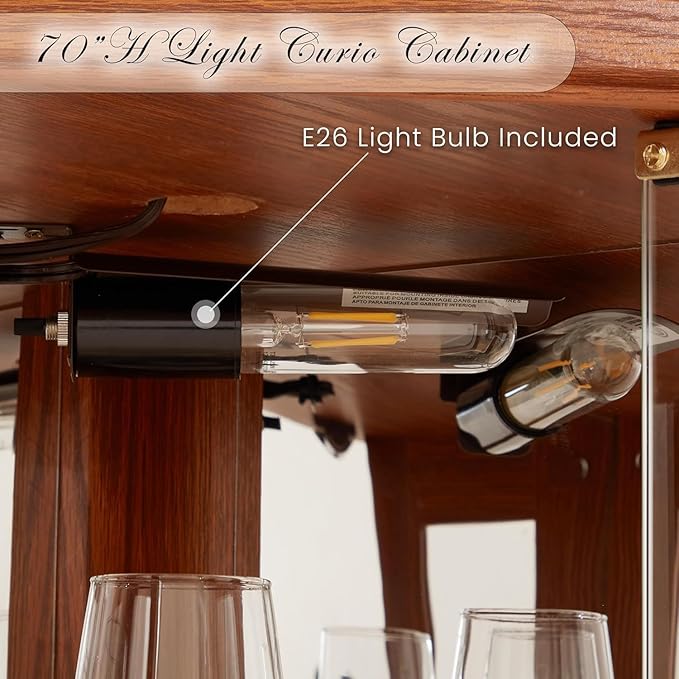 Corner Display Curio Cabinets