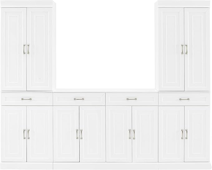 Crosley Furniture Stanton 3-Piece Traditional Sideboard Buffet Cabinet and