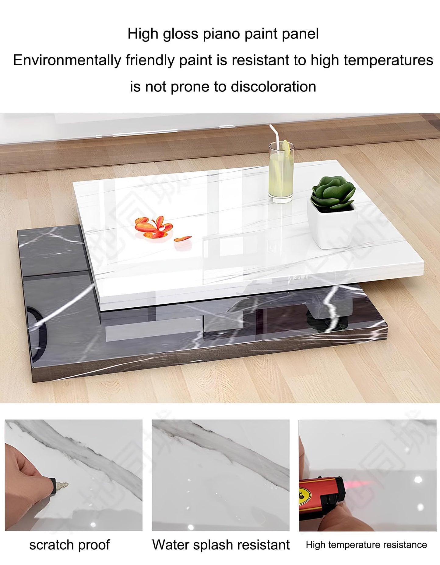 Commercial Reception Desk with Lockable Drawers & Cabinet, 63in Front Counter for Office, Retail Checkout, Boutique Lobby, SOHO Space - Left Side, Modern Design, Durable Finish