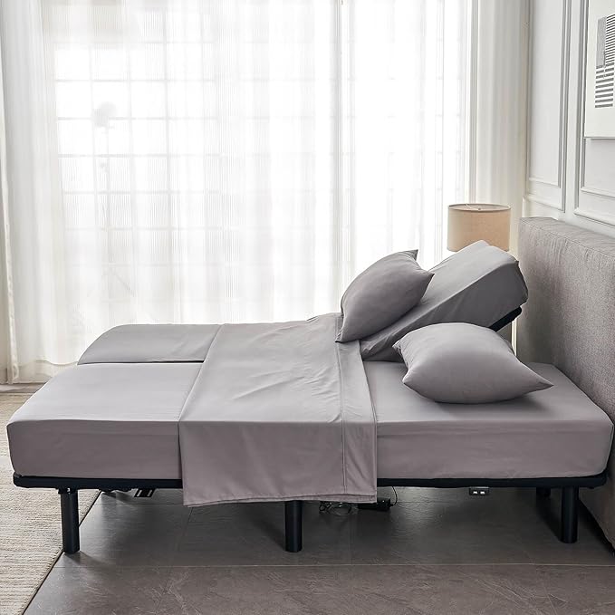 Kingnex Split California King Sheets Set
