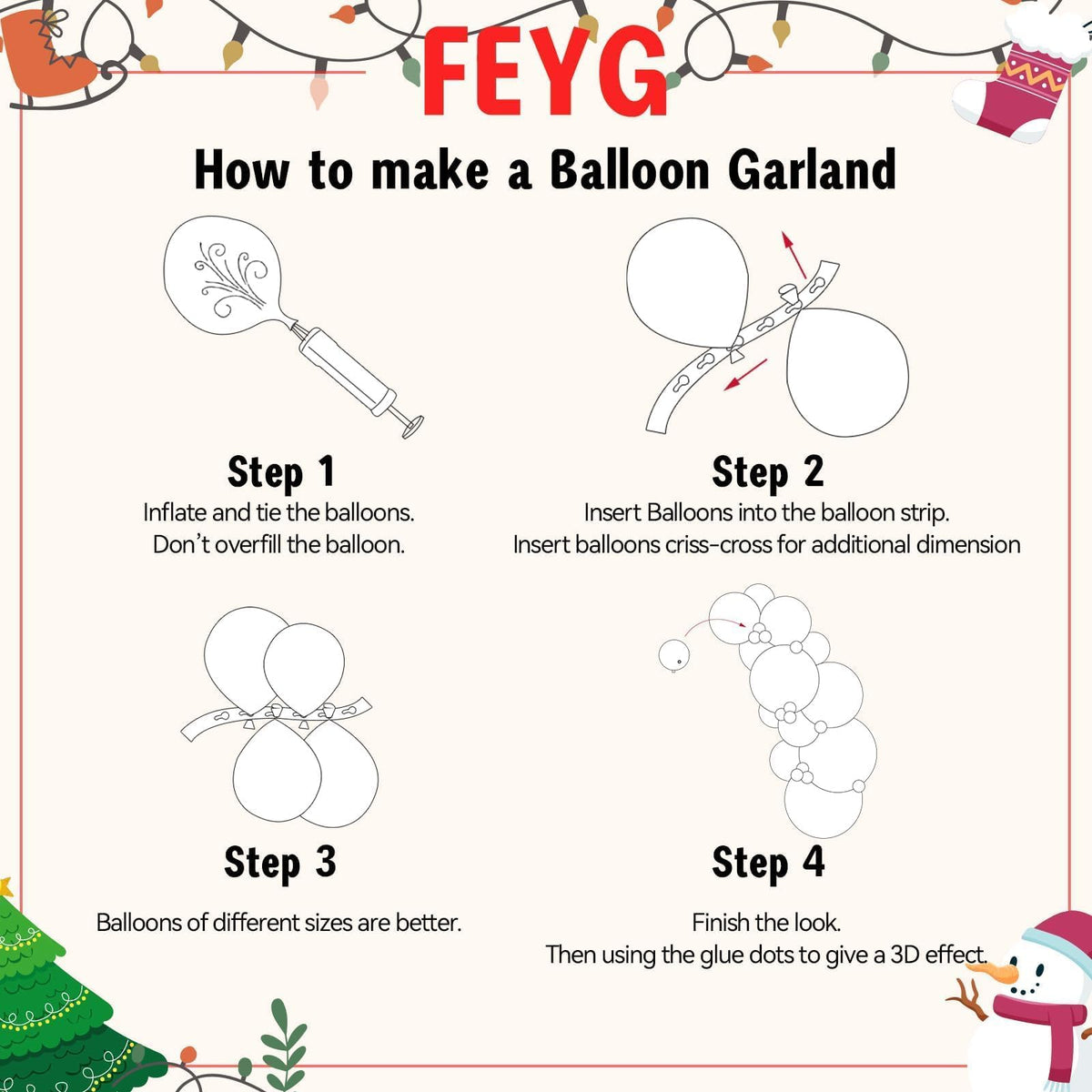 Christmas Balloon Arch Kit, Gingerbread Man Balloon Garland with Green Pink Red Balloons Candy Cane Foil balloons for Christmas Party Decorations New Year Xmas Party Supplies