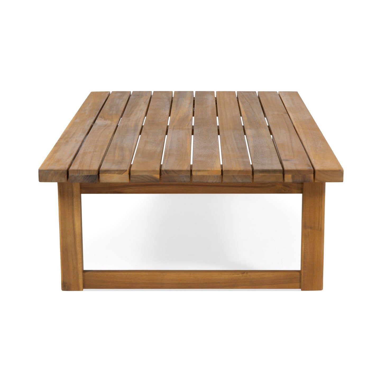 Christopher Knight Home Timothy Outdoor Acacia Wood Coffee Table, Teak Finish