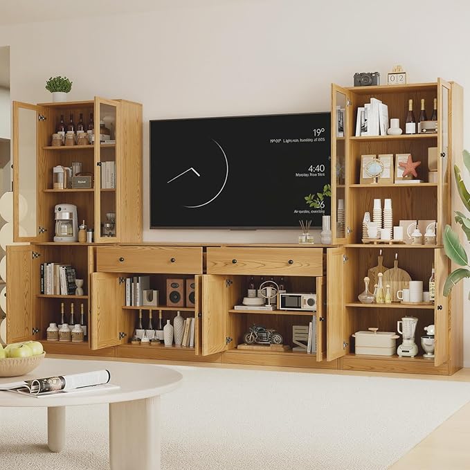 TUSY 71" TV Stand Storage Set