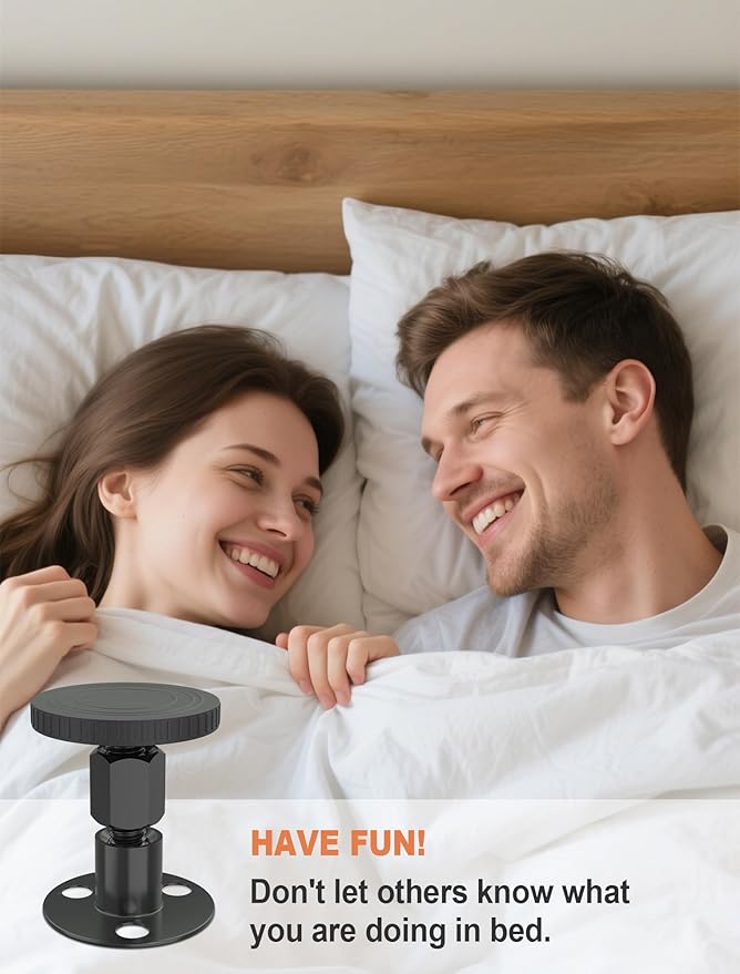 2PCS Adjustable Threaded Bed Frame Anti-Shake Tool, Upgraded Headboard stoppers