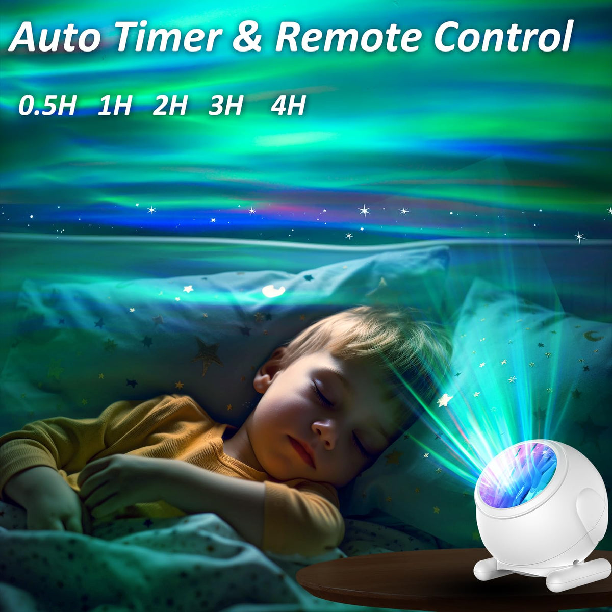 Northern Lights Projector, Aurora Projector with Timer and Remote, Room Decor, Gifts for Kids, Adults, Christmas, Birthday