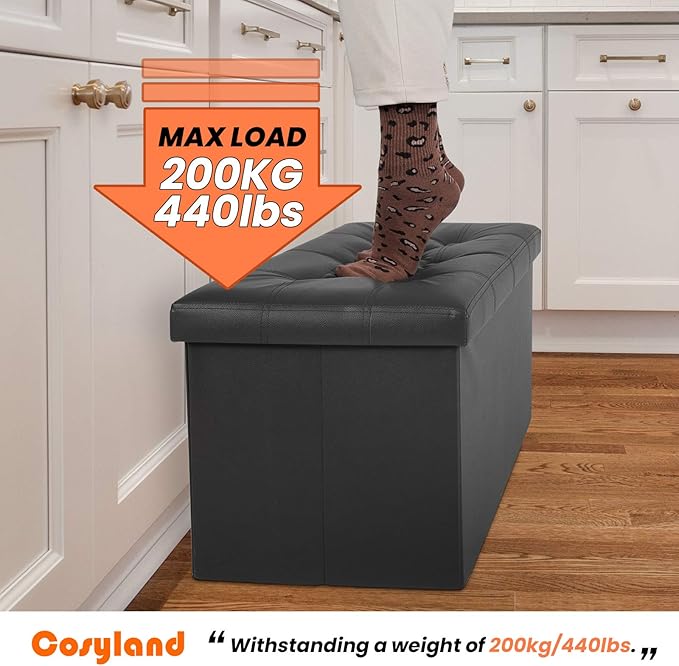 COSYLAND Ottoman Bench with Storage