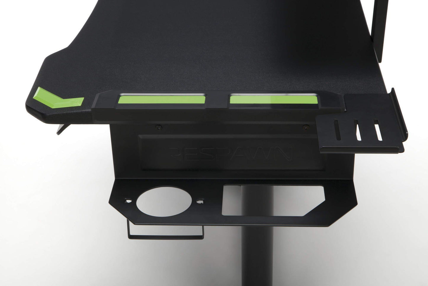 RESPAWN 3010 Gaming Computer Desk Ergonomic Height Adjustable Gaming Desk, in Green RSP 3010 GRN