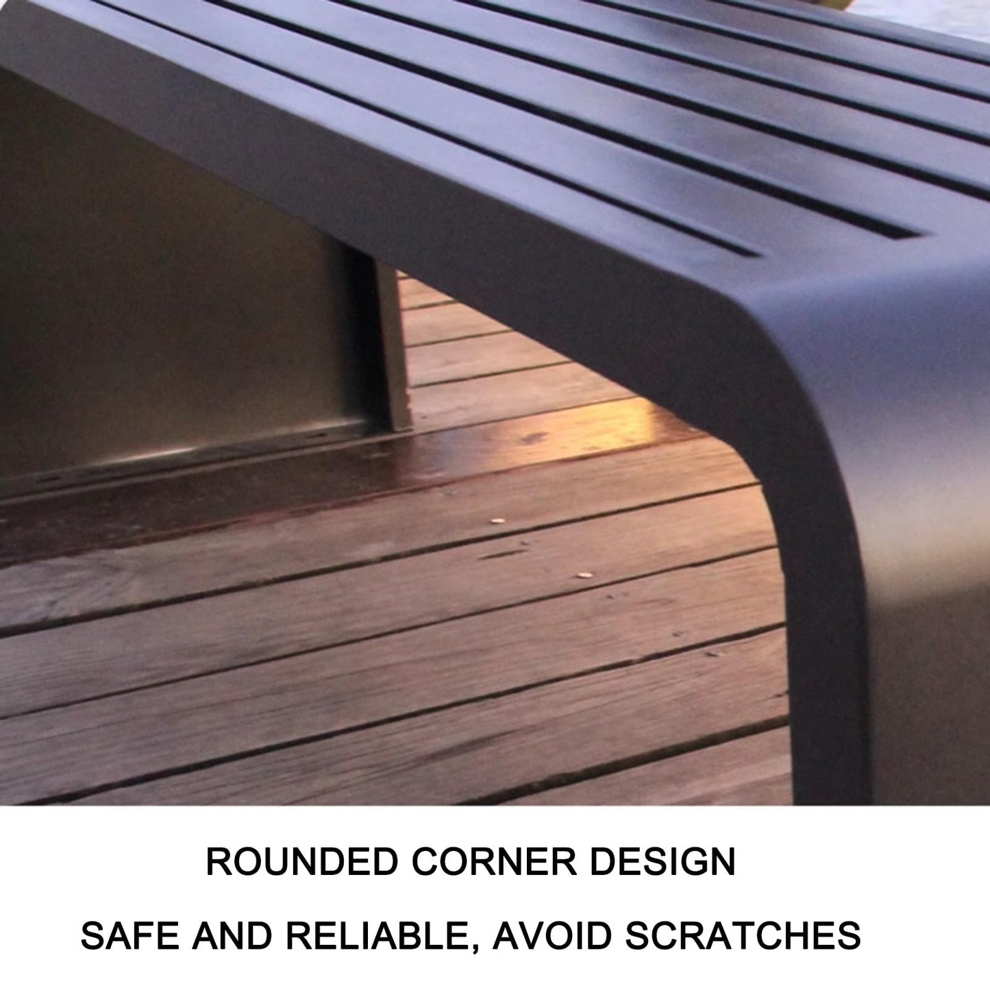 Durable Outdoor Garden Benches for Relaxing Moments - Two-Person Seat Backless Bench for Beach, Patio, Pool, or Lawn - Perfect Outdoor Furniture