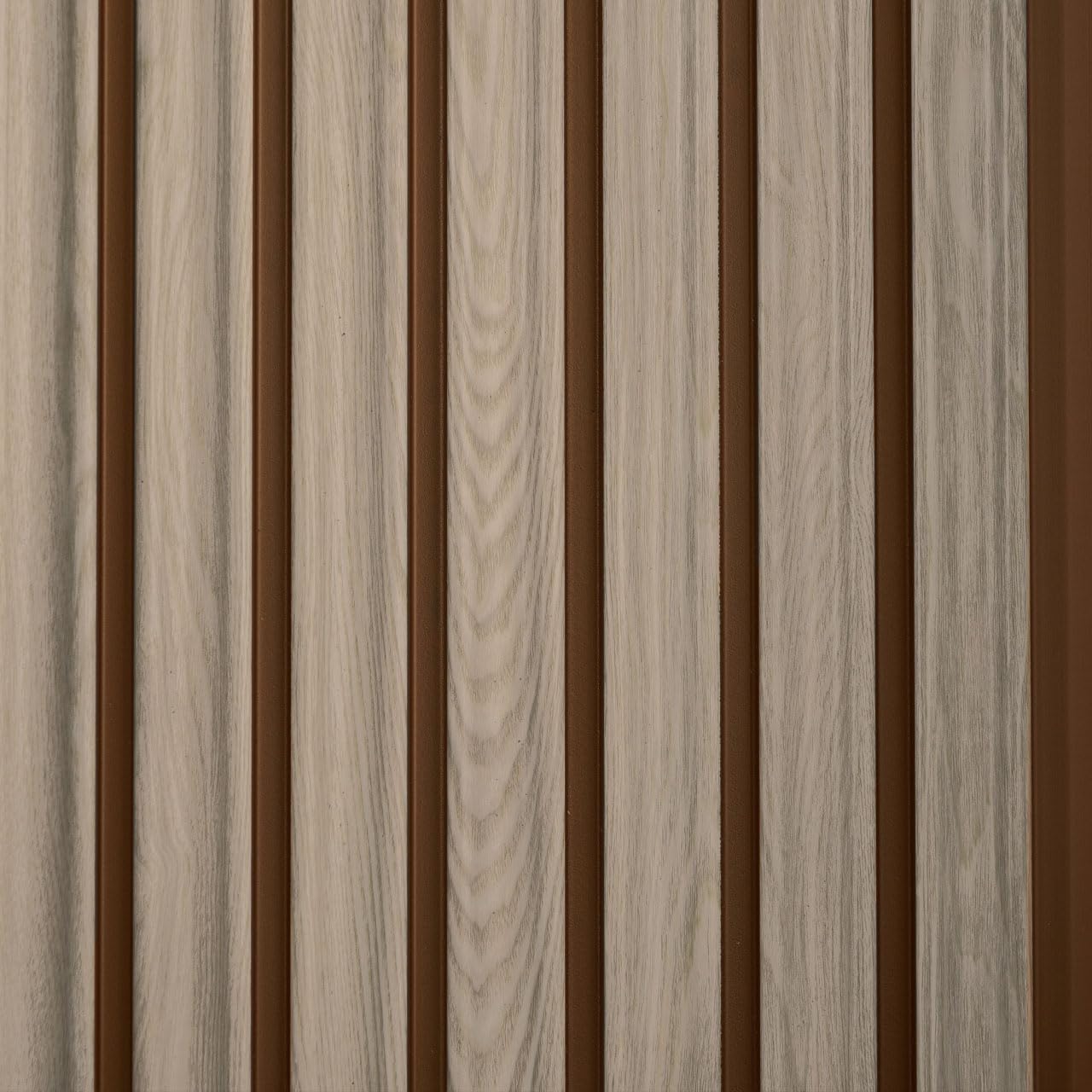 From Plain To Beautiful In Hours MG-1018-SAM-2p Fluted Wood Slat Walls, Simply White, 3 in x 9 in Sample (Pack of 2)