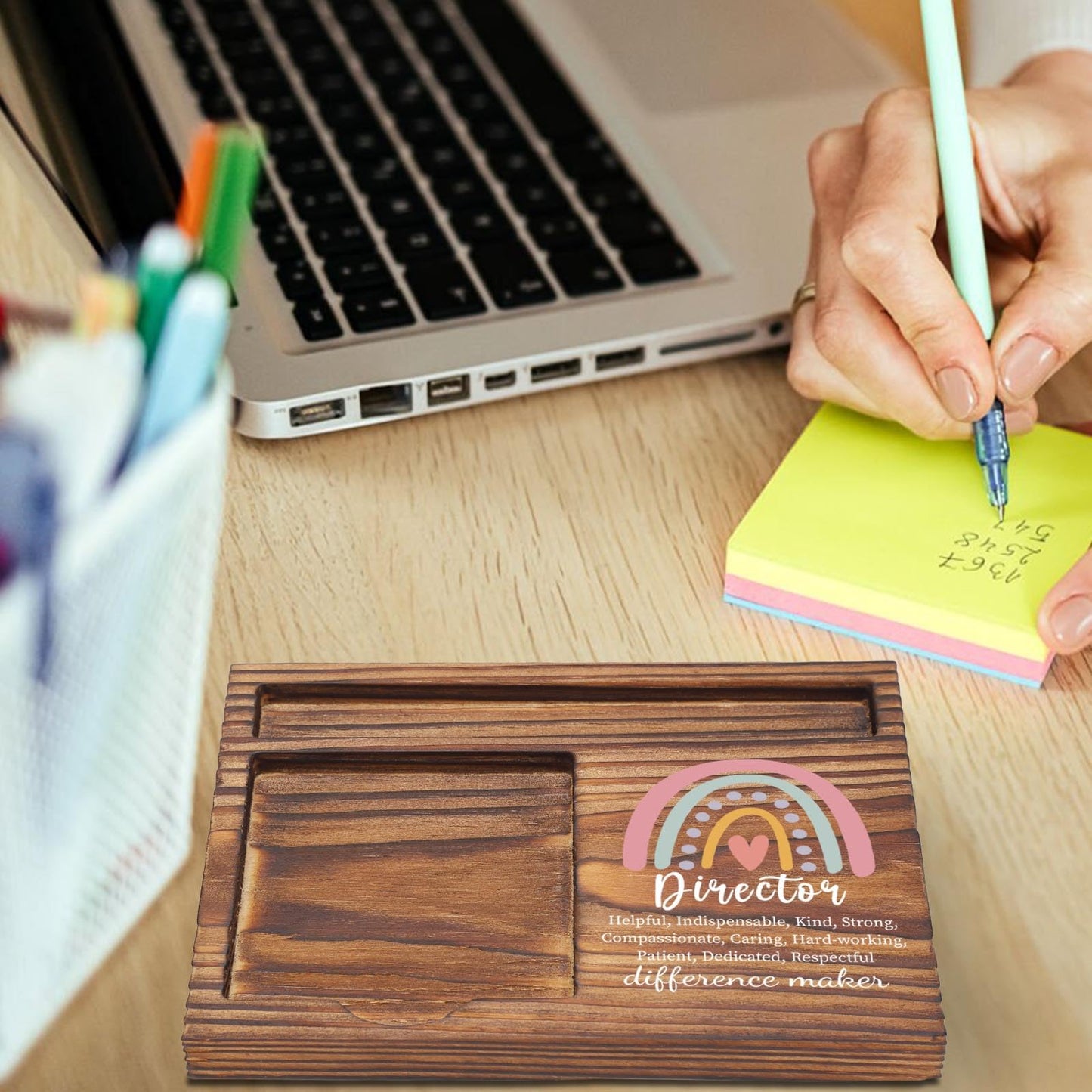 Director Gift Sticky Note Holder, Film School Student Thank You Appreciation Gifts for Director, Phd Graduation Gift Self-Stick Note Pad Holders TZP63