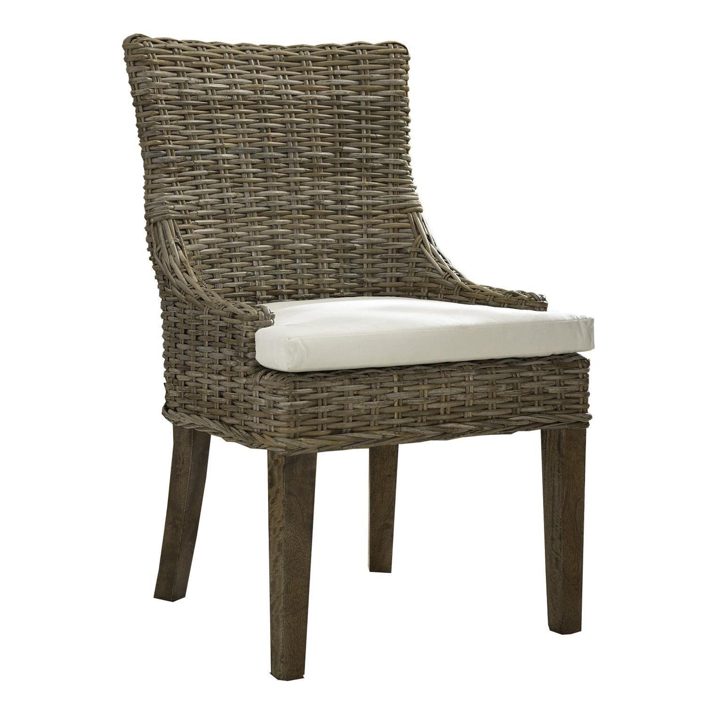 Padma's Plantation Alfresco Dining Chair, Set of 2 Kubu Grey