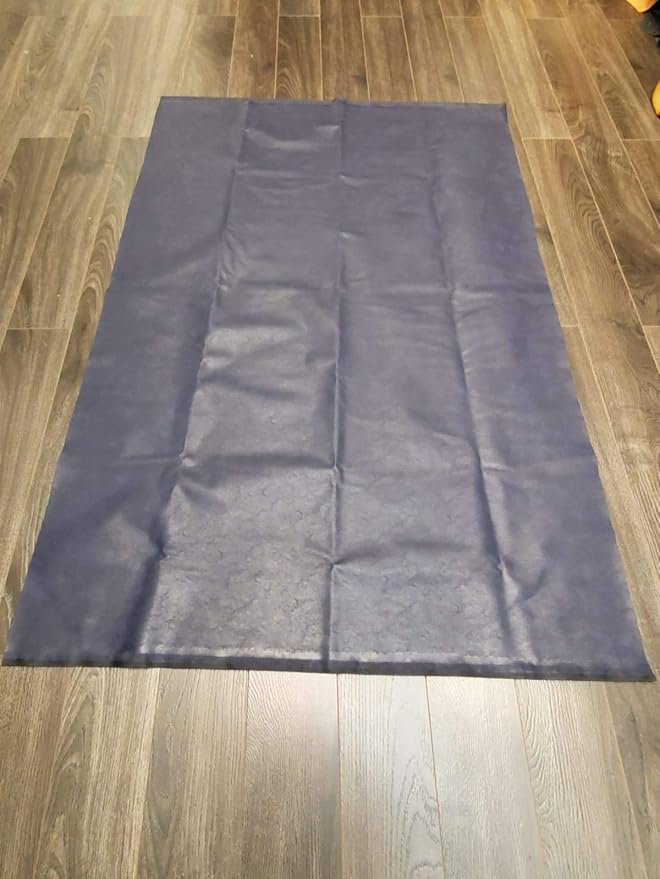 NAT Leathers | Navy Soft Faux Vegan Leather PU | 4 Yards Cut by The Yard |
