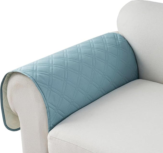 Genina Sofa Armrest Cover, Anti-Slip Armchair Slipcovers