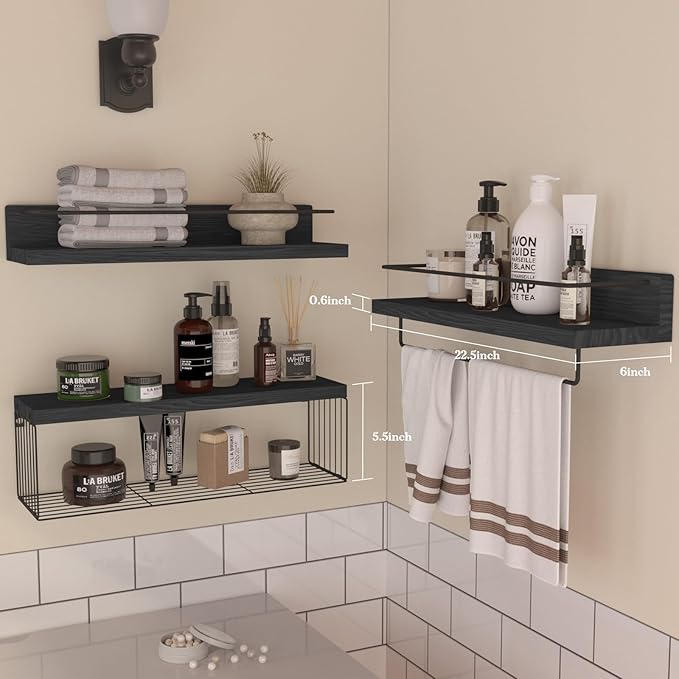 PopiShelves 22.5 inches Bathroom Shelves Over Toilet
