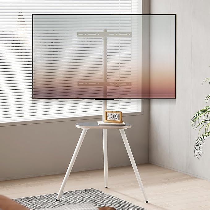 Tripod Easel TV Stand for 40 to 65 Inch LCD Led Screen, Height Adjustable and
