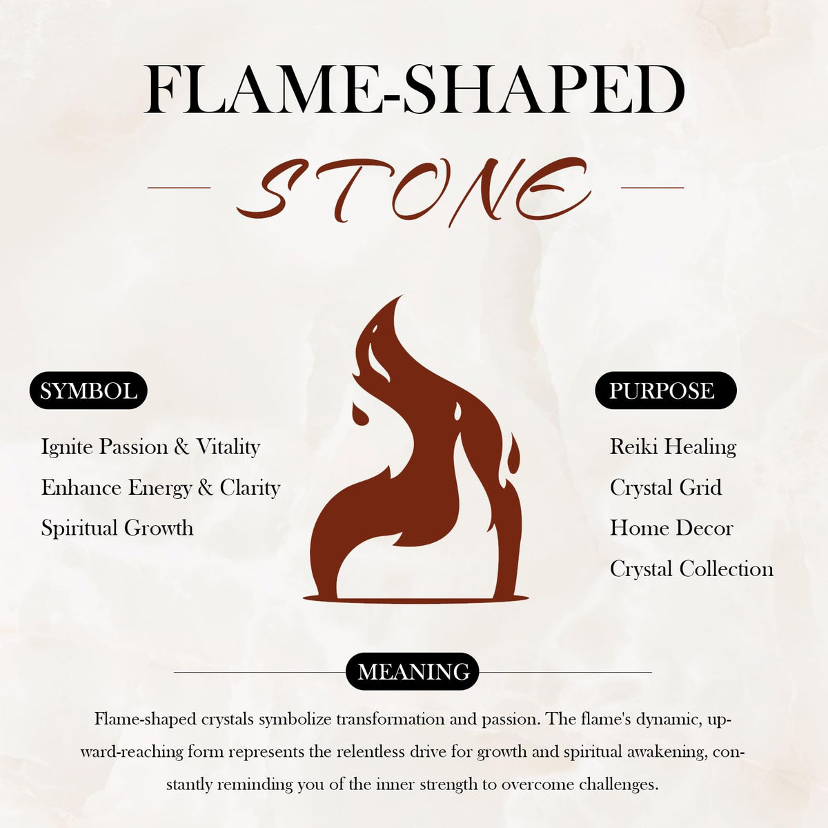 TUMBEELLUWA Sphalerite Geode Cluster Crystal Obelisk Tower for Shelf Desk Decor, Flame Shaped Crystals and Healing Stones Diffusers for Essential Oils, 0.66-0.88 LBS