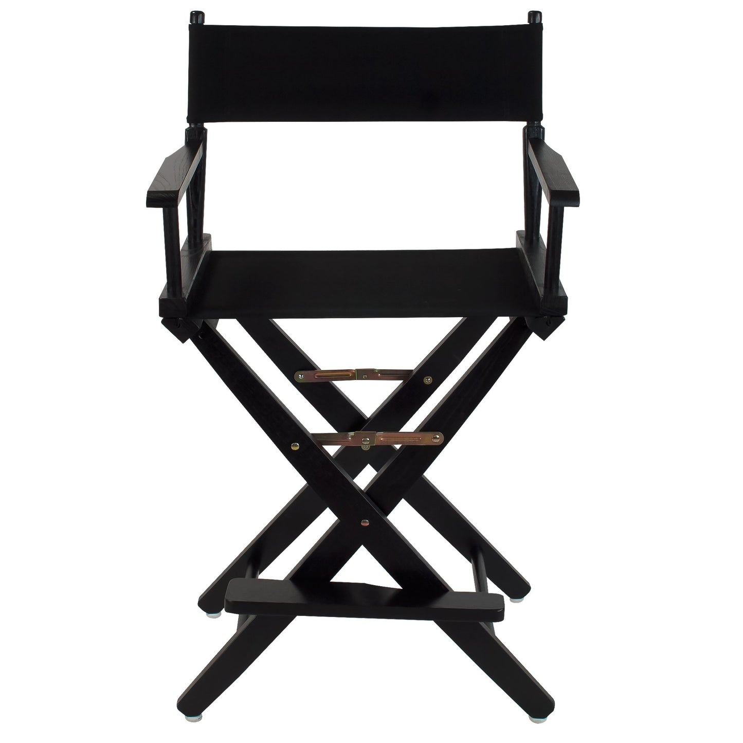 American Trails Extra-Wide Premium 24" Director's Chair Black Frame with Black Canvas, Counter Height