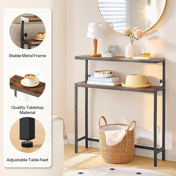 HOOBRO Narrow Console Table