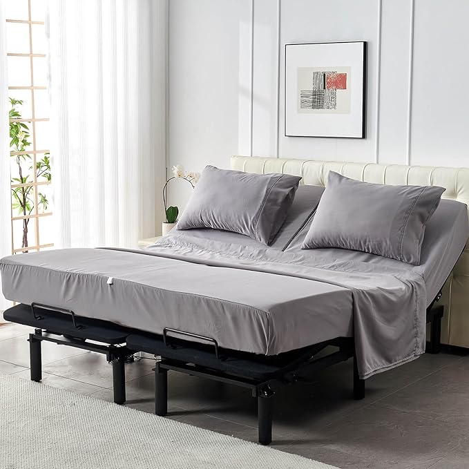 Kingnex 32-34 Split Top King Sheets Sets