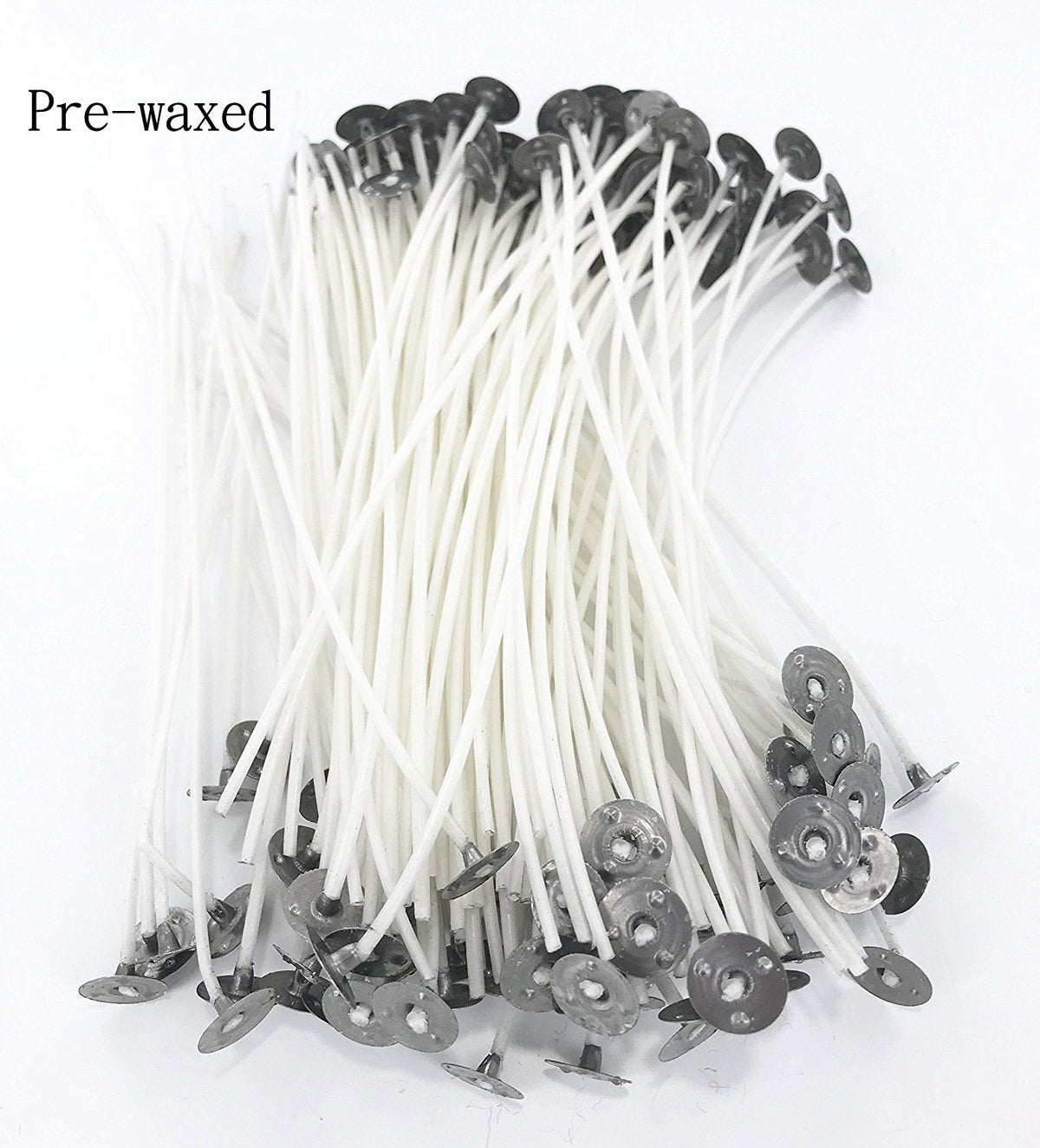 Cotton Wicks for Candle Making, Prewaxed Low Smoke Natural Candle Wicks Bulk, Gift for Makers (6 Inch, 120, Pieces)