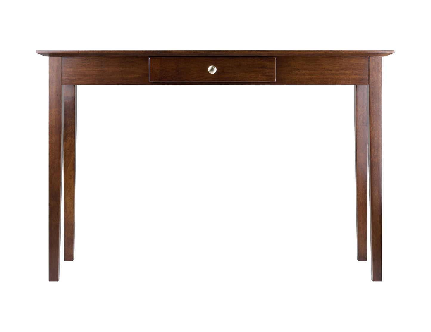 Winsome Rochester Console Table with Drawer, for Living Room, Hallway, Bedroom, 29", Antique Walnut