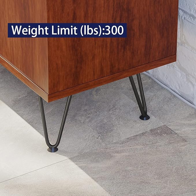 SMARTSTANDARD 9 Inch Heavy Duty Hairpin Furniture Legs, Metal Home DIY Projects