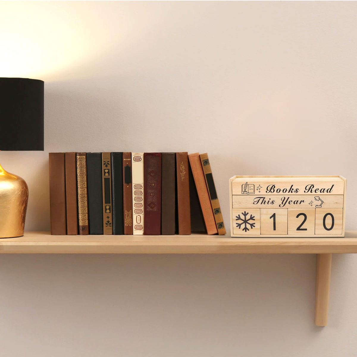 Books Read This Year Counter, Catcan Book Counter Sign Up to 999 Books Reading Challenge Gift for Book Lovers, Bookworms, Librarians, Teachers, Writers