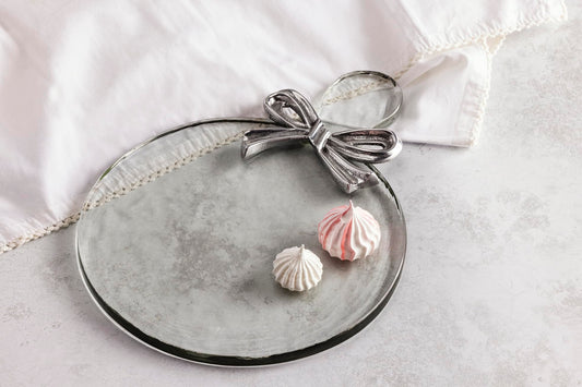 Mud Pie Christmas Bow Glass Paddle Board