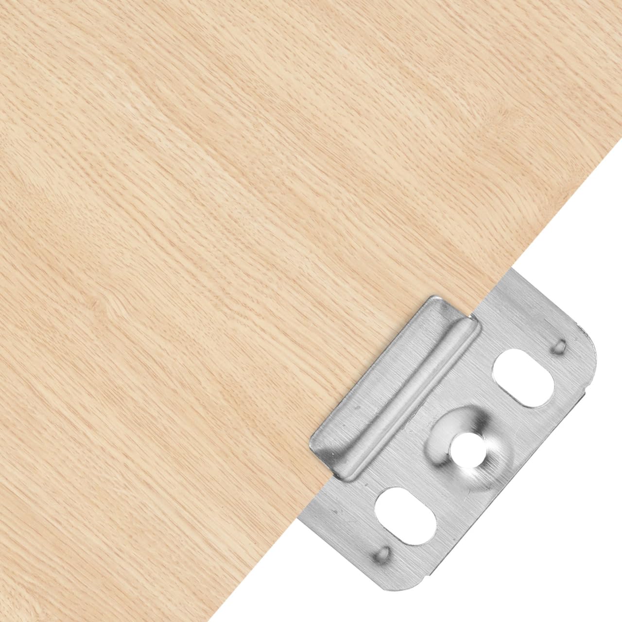 KONTONTY Stainless Steel Wall Panel Buckle Furniture Clamp for Integrated Wall Panel Connector Fixing Piece Countersunk Screw Head 1.69 X 1.25 X 0.15 in Buckles