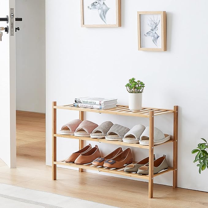 viewcare 5-Tier Bamboo Shoe Rack