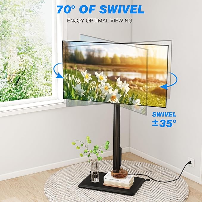 Rfiver Swivel Floor TV Stand