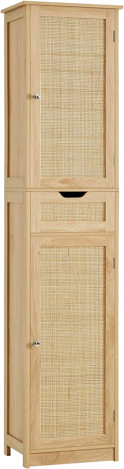 Iwell Tall Narrow Storage Cabinet