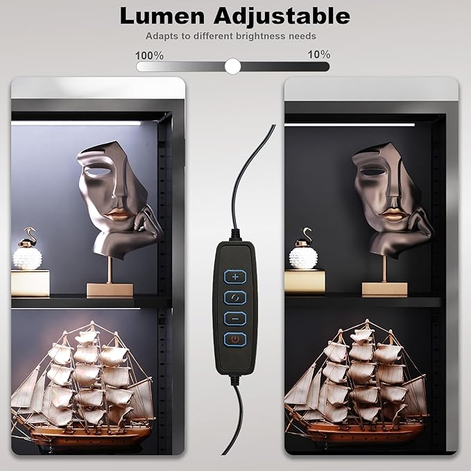 Kelueo 63" H Display Cabinet