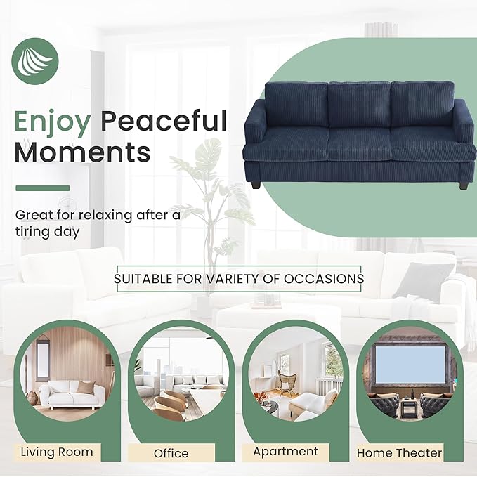 YOUDENOVA Sofa, Modern Comfy Couches