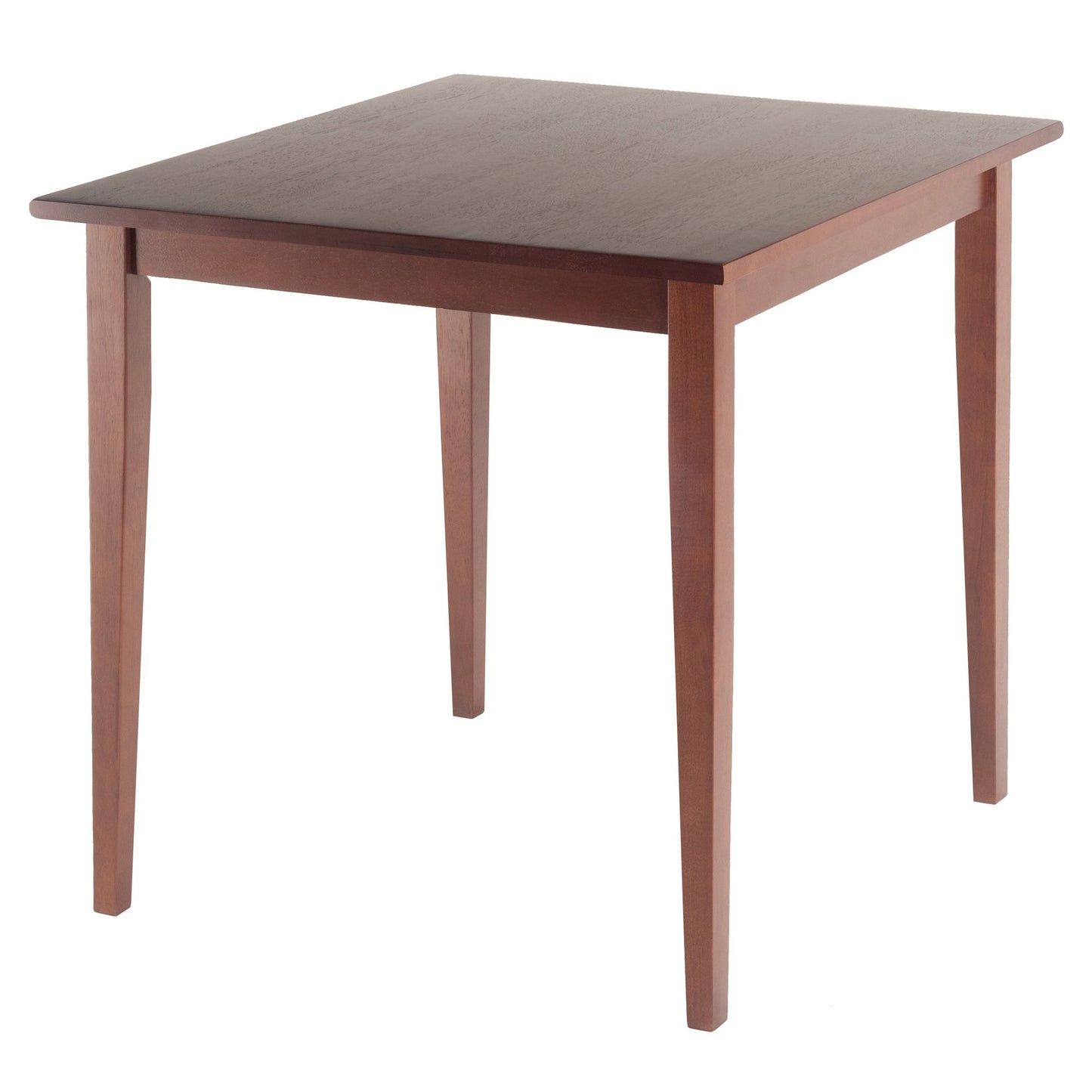 Winsome Groveland Wooden Square Dining Table, 29" in Walnut, Practical & Elegant Table for Eating, Study, Work, Sturdy Furniture for Kitchen, Dining Room, Office, Entryway