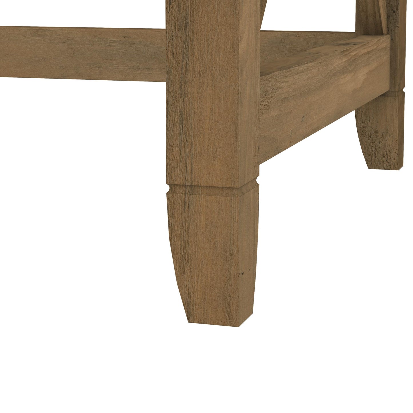 Bush Home Key West 48W Writing Desk in Reclaimed Pine