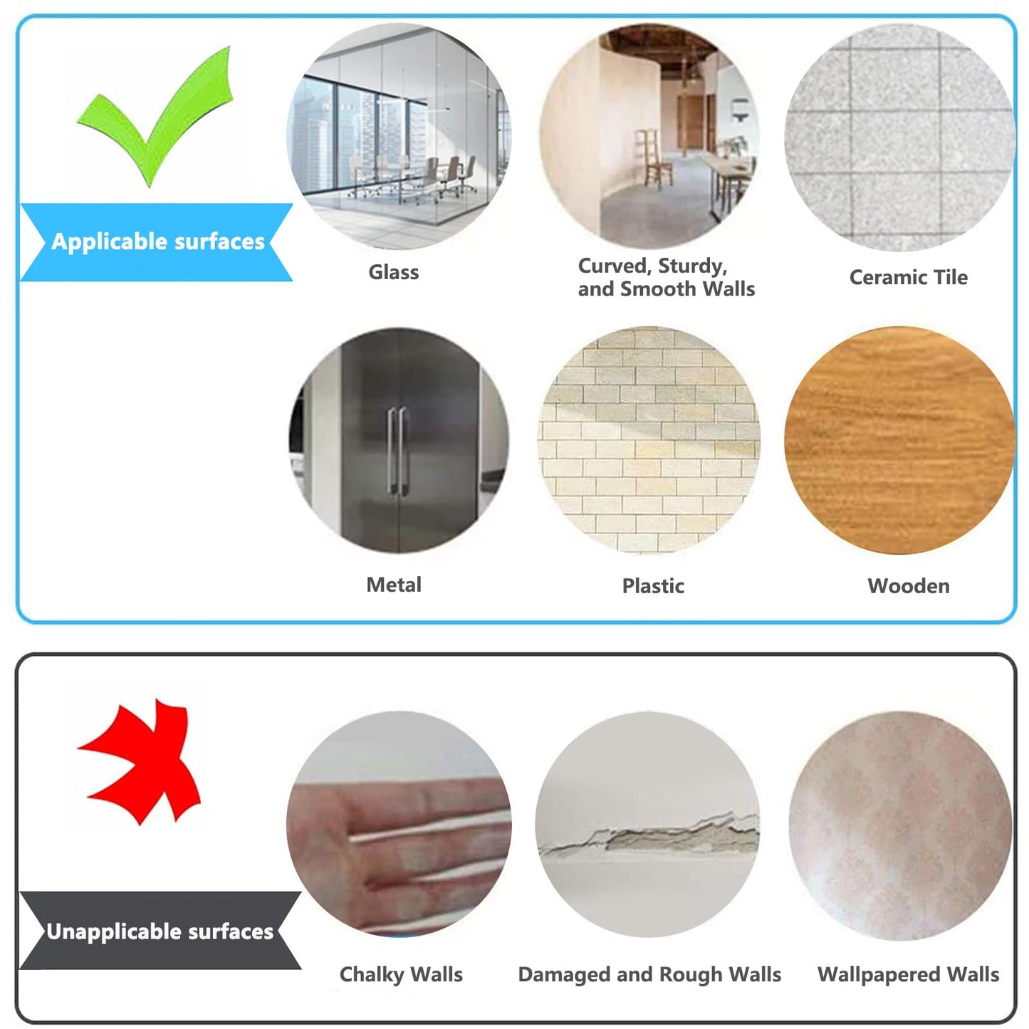 Self-Adhesive Dry Erase Whiteboard Sticker, 47.24" x 35.43" Magnetic Receptive White Board Wall Film, No Ghosting, Easy Write & Clean | Peel & Stick for Office, Home & Classroom,Incl. Accessories
