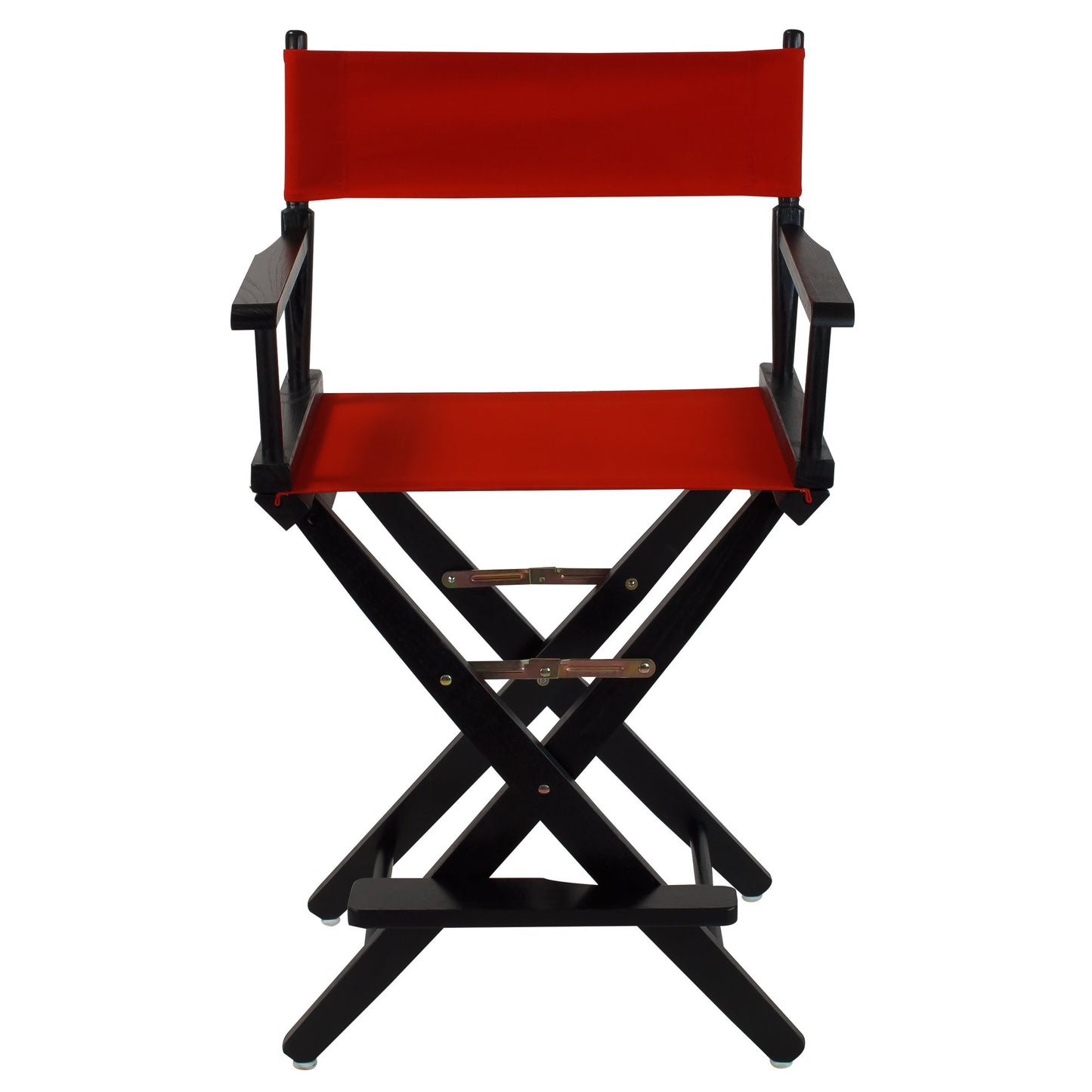 American Trails Extra-Wide Premium 24" Director's Chair Black Frame with Red Canvas, Counter Height