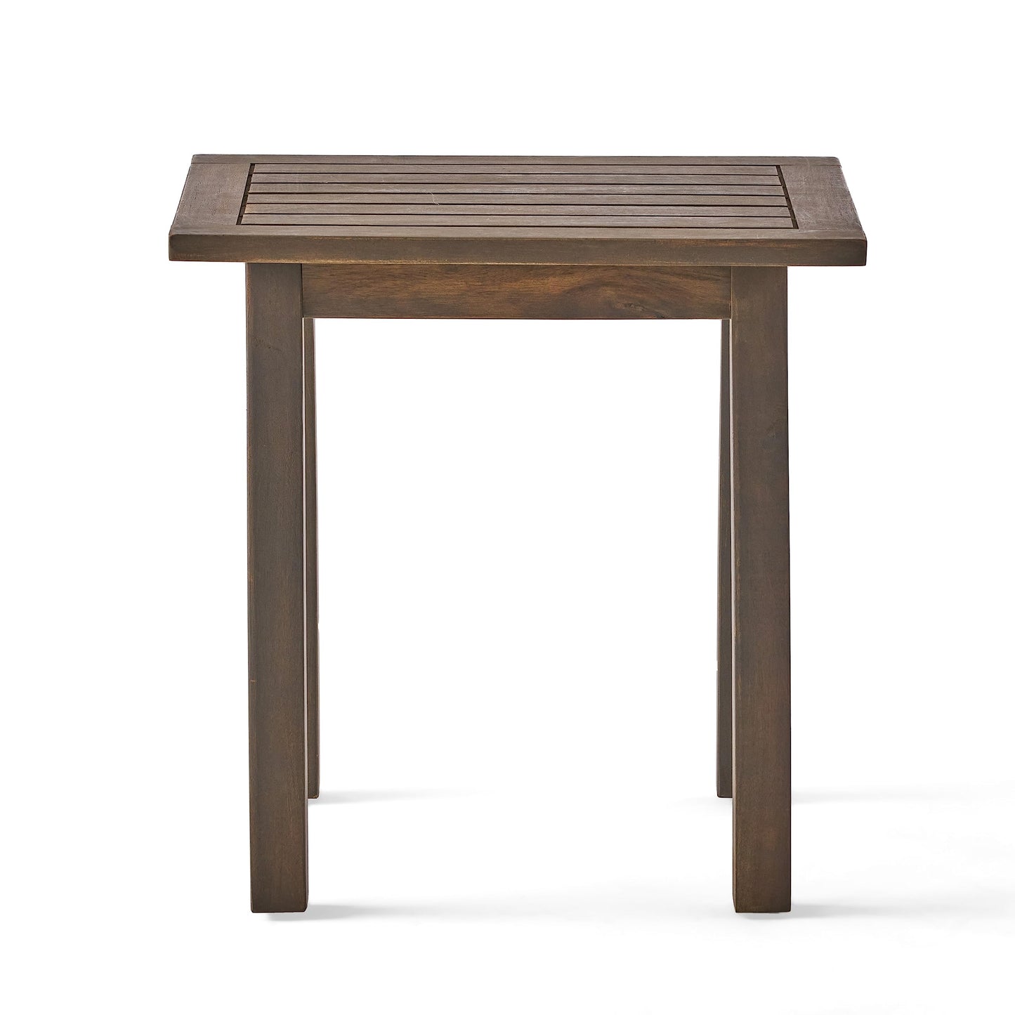 Christopher Knight Home Sadie Outdoor Acacia Wood Accent Table, Gray Finish