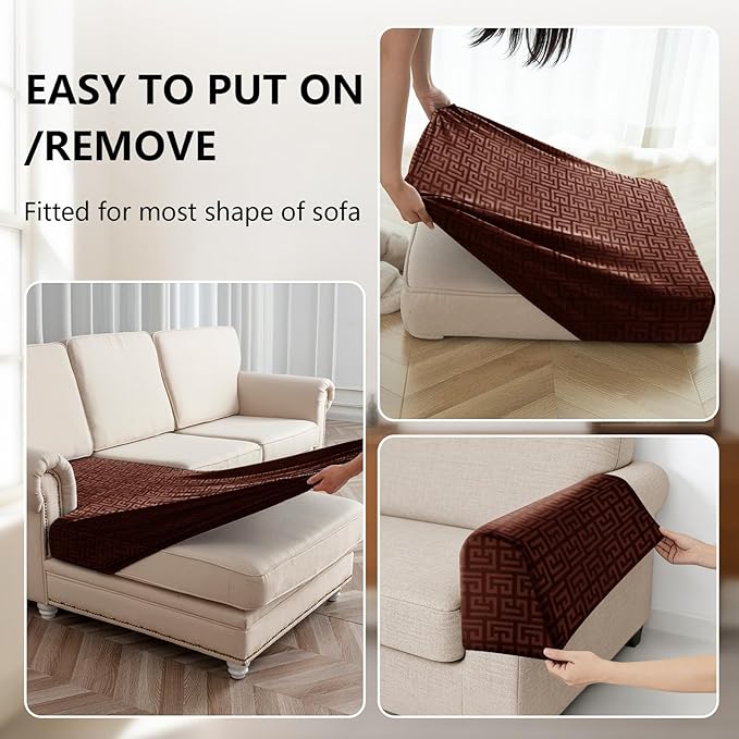 UNBBRRL Stretch Couch Backrest Cushion Cover