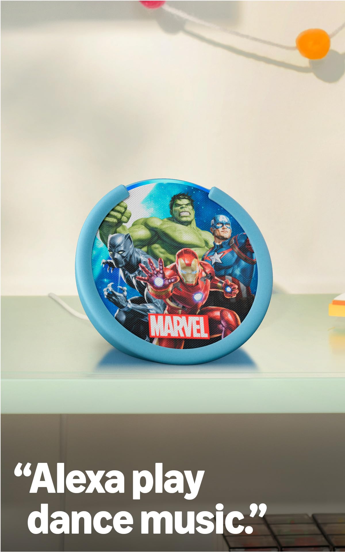 Amazon Echo Pop Kids (newest model), Enjoy age-appropriate audiobooks, interactive games and Alexa+ experiences to create and learn, Disney Princess design