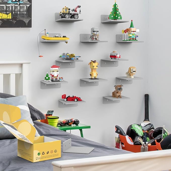 BlissBox 12-Pack Floating Display Shelves