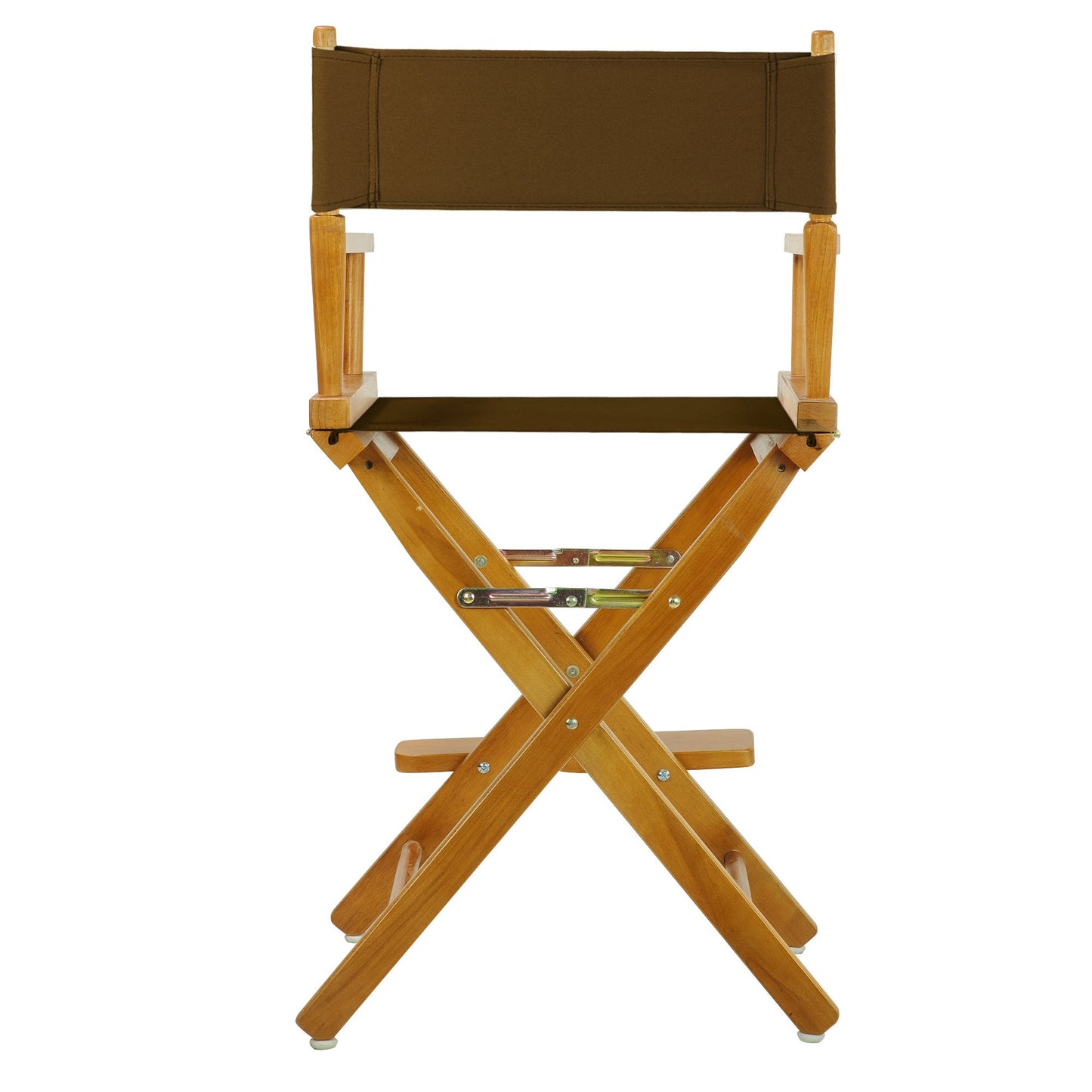 Casual Home 220-05/021-45 Director Chair 24" - Counter Height Honey OakFrame/Brown Canvas