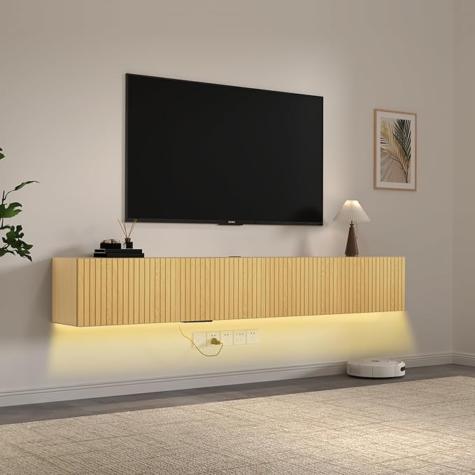 EazeHome 82" Floating TV Stand