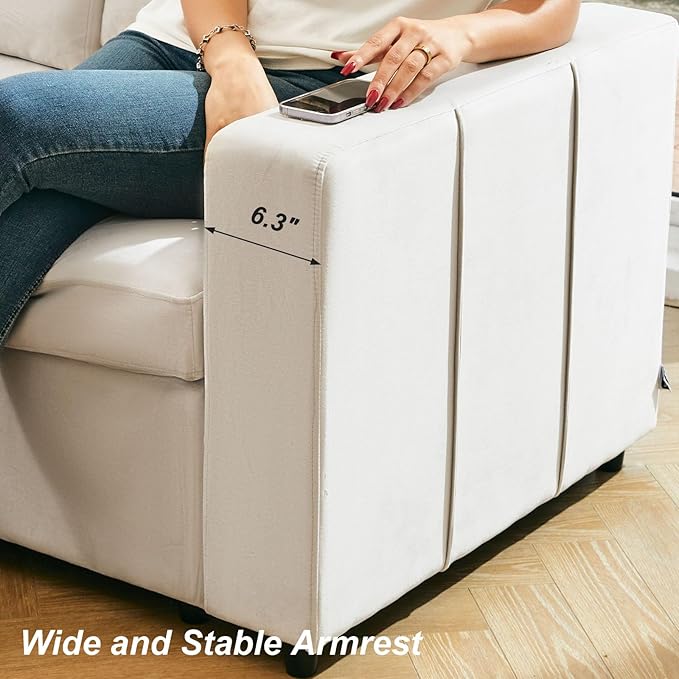 Belffin Modular Sectional Sleeper Sofa Bed