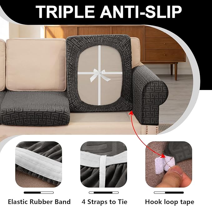 UNBBRRL Stretch Couch Armrest Covers